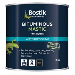 Bostik Bituminous Roofing Mastic - 2.5L